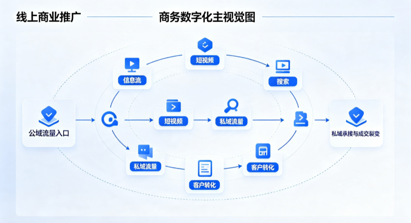 道孚县线上商业推广怎么做？全域流量闭环搭建与低成本转化实战指南